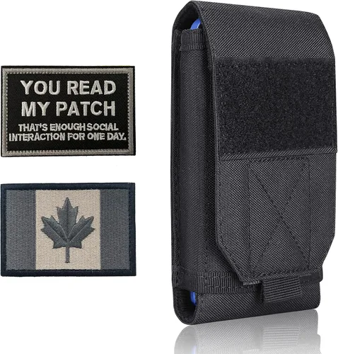 Funda táctica negra para teléfono celular, resistente al agua, para iPhone 11, 12, 13 Pro Max, Samsung S22, S21, S20, FE, Note 20, 10, A13, A12,