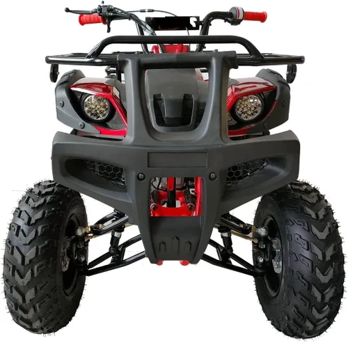 Miniatura 4 de HHH ATV Quad de 4 ruedas para adultos, de 200 cc, cuatrimoto, tamaño completo, para jóvenes, ATV para jóvenes y grandes (negro)
