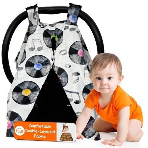 Miniatura 8 de Dear Baby Gear - Toldo de asiento de automóvil de 40 x 30 pulgadas, funda para transportar bebés para niños y niñas, uso acogedor para otoño