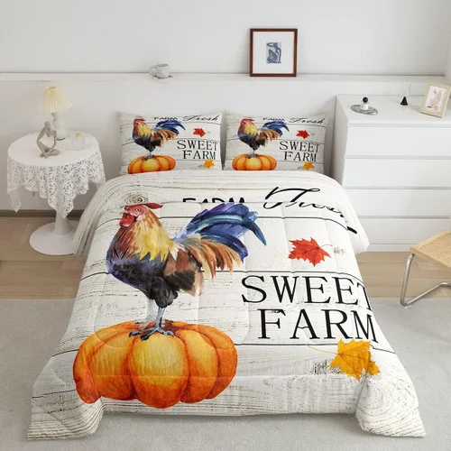 Miniatura 22 de Juego de ropa de cama Happy Camping de Homewish, tamaño individual, con diseño de osos cazadores y pinos, para niños, hombres, adultos, decoración