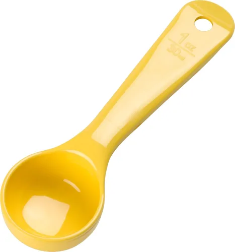 Miniatura 10 de Paquetes de cucharas de control de porciones con codificación cromática de mango corto Carlisle, Castaño Rojizo, 1