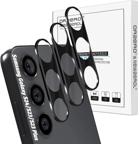 Miniatura 20 de Orzero Paquete de 2 protectores de lente de cámara compatible con Samsung Galaxy Z Fold 4 5G, protector de vidrio templado de 9 durezas HD