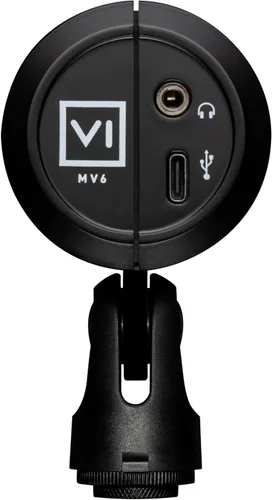 Miniatura 12 de Shure MV6 Micrófono para Juegos – Micrófono USB Dinámico para Juegos y Transmisiones de PC con Silencio táctil, Cancelación de Ruido, Soporte