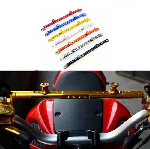Miniatura 4 de Manillar de motocicleta Palanca de equilibrio de barra cruzada para Yamaha MT03 MT-03 MT-07 FZ-07 MT10 MT09 MT15 MT25 MT125 (Color negro, tamaño: 1)