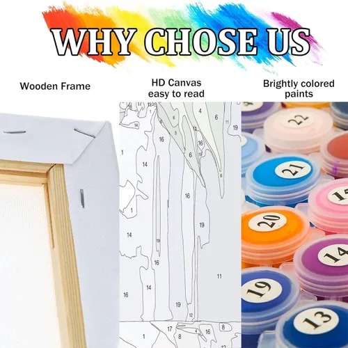 Miniatura 6 de askkqtx 2 Pack Paint by Numbers Kit for Adults with Frame, Framed Beach Paint by Numbers Kit for Adults, DIY Sea Painting by Numbers with Wooden