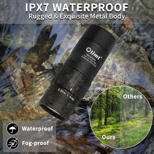 Miniatura 5 de Telescopio Monocular Olimt 8x32 Mini Monocular de Bolsillo Monoculares Compactos para Adultos