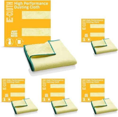 Miniatura 13 de E-Cloth Paño para quitar el polvo de alto rendimiento, plumeros de microfibra para limpieza, suministros para limpieza, paños lavables