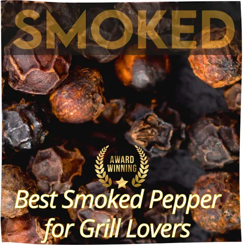 Miniatura 3 de YUPANQUI Smoked Peppercorns Whole - Best Smoked Black Pepper Organic for BBQ Grilling & Steak - Black Peppercorn Smoke Pepper corn for Grinder