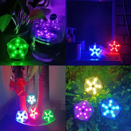 Miniatura 5 de Luces flotantes para piscina, luces magnéticas impermeables que cambian de color, luces de piscina alimentadas por pilas que flotan, estrellas