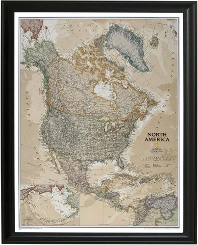 Miniatura 18 de Push Pin Travel Maps Pósteres e impresiones personalizables – Gris granero – Mapa de pines enmarcado personalizado, llega listo para colgar con 150