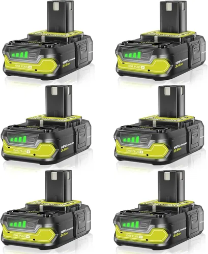 Miniatura 10 de VANON Baterías de iones de litio de 3.6Ah P102 de 18 voltios de repuesto para herramientas inalámbricas Ryobi 18V P107 P105 P104 P103 P108 4Pack