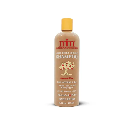 Miniatura 7 de Morrocco Method Champú de vinagre de sidra de manzana, 100% natural y crudo. Unisex. Para todo tipo de cabello y cuero cabelludo. Sin SLS, parabenos