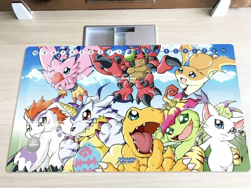 Miniatura 2 de Nuevo DTCG Duel Playmat Digimon Diaboromon Juego de cartas coleccionables TCG CCG Alfombrilla + Bolsa gratis (ZD002-14-SM)