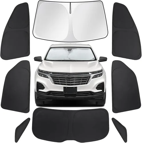 Miniatura 29 de para Toyota 4Runner 2010-2024, juego de 8 protectores solares para ventanas de coche, privacidad para parabrisas delantero, laterales y traseros