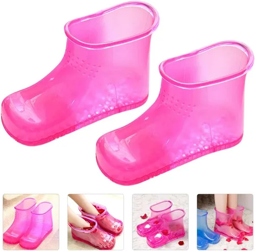 Miniatura 8 de Zerodeko Masajeador de pies Botas de masaje de baño de pies, 1 par de bañera de remojo de pies, baño de pies, spa, lavabo, cubo de pies