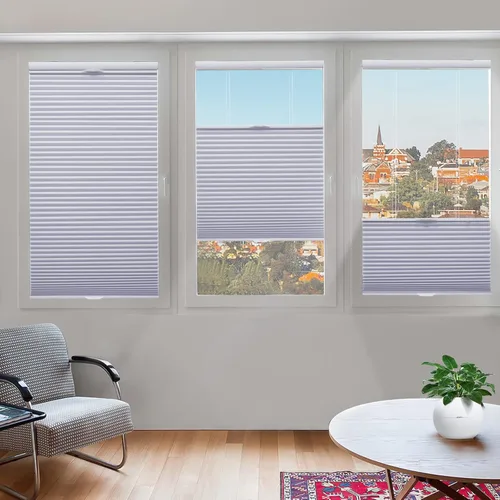 Miniatura 32 de Tonature Persianas Celulares de Tamaño Personalizado para Ventanas Cortinas Blackout sin Cordón Persianas Enrollables Protección UV Aislamiento
