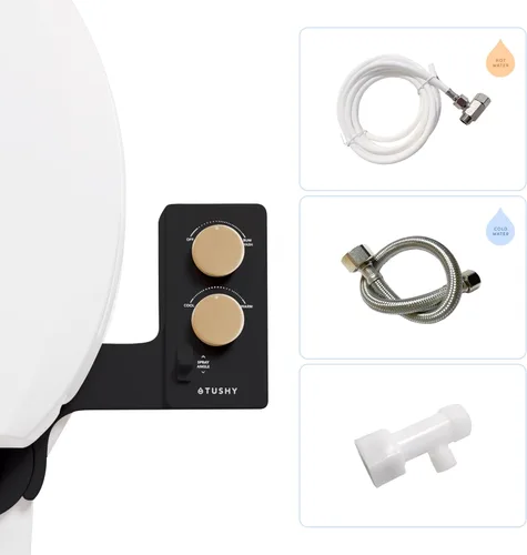 Miniatura 16 de TUSHY - Accesorio de bidé con agua fría a tibia, autolimpieza instalación fácil universal, requiere conexión de fregadero para control