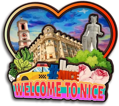 Miniatura 14 de Toulon Provence-Alpes-Cote d'Azur Francia - Imán para nevera Colección de madera 3D Madera hecha a mano recuerdos de la ciudad de viaje, imán