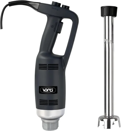 Miniatura 10 de VONCI Batidora de inmersión comercial de 750 W, mezclador de mano con eje desmontable de 18 pulgadas, velocidad variable 8000-19000RPM, hoja SUS
