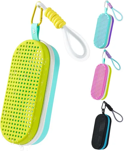 Miniatura 9 de Mgsarbny - Funda protectora de silicona para gafas de natación, con orificio de drenaje para gafas