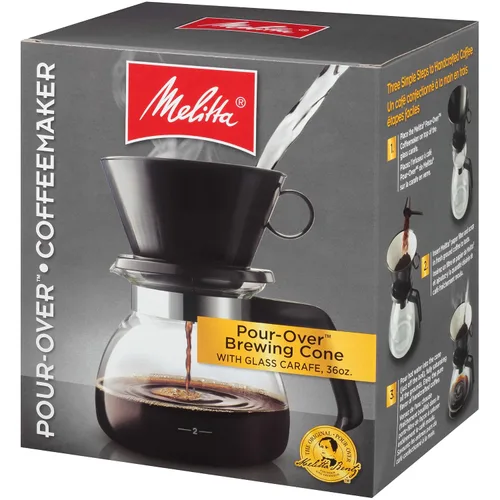 Miniatura 3 de Melitta cafetera, cápsula con vertedor más taza para viaje paquete de 2.