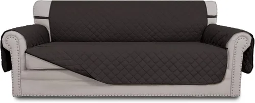 Miniatura 298 de Easy-Going - Funda para sofá, futón y sillón sin reposabrazos, reversible, resistente al agua, para mascotas y niños (azul oscuro/azul claro)