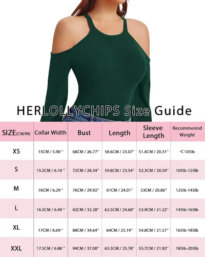 Miniatura 6 de HERLOLLYCHIPS Camisas acanaladas ajustadas de manga larga abombada para mujer