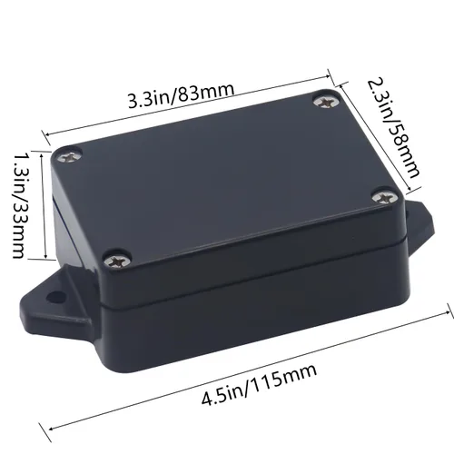 Miniatura 2 de Project Box IP65 Caja de Conexiones Impermeable de Plástico ABS Cajas Eléctricas Caja de Proyecto Electrónico DIY Carcasa de Alimentación con Oreja