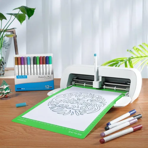 Miniatura 6 de REALIKE Alfombrilla de corte de 8.5 x 12 pulgadas compatible con Cricut Joy Xtra, alfombrillas de corte de agarre estándar verde para accesorios Joy