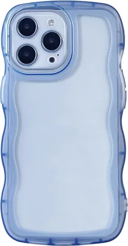 Miniatura 11 de Funda transparente compatible con iPhone 11 Pro, bonita funda delgada de silicona suave, antiarañazos, a prueba de golpes, para mujeres y niñas, Azul