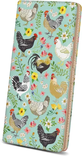 Miniatura 32 de Immaturus Cartera de Mujeres, Carteras de Tarjetas delgadas con bloqueo RFID, Organizador de Tarjeta de Crédito de Cuero PU doble con cremallera
