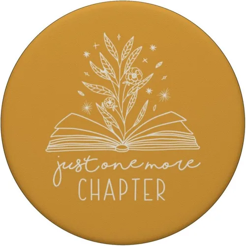 Miniatura 3 de Just One More Chapter - PopSockets MagSafe PopGrip para iPhone para amantes de los libros florales