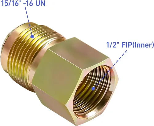 Miniatura 5 de Kit de línea de gas flexible de 48 pulgadas para secadora, estufa, kit de conector de electrodomésticos de gas, manguera de conector de gas