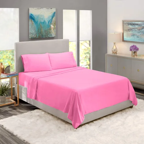 Miniatura 10 de Solo sábana encimera – 1 sábana encimera lisa al tacto de calidad de hotel, 100% algodón, ajuste perfecto para camas individuales de gran