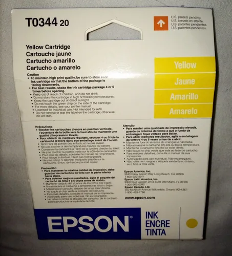 Miniatura 2 de Epson T034420 Cartucho de inyección de tinta amarillo para Epson Stylus Photo 2200