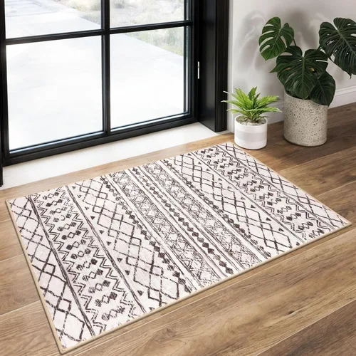 Miniatura 36 de KUTA Alfombras Boho para pasillos de 2.6x10 pies, alfombra de pasillo marroquí lavable, antideslizante, vintage, gris, alfombras de cocina, ultra