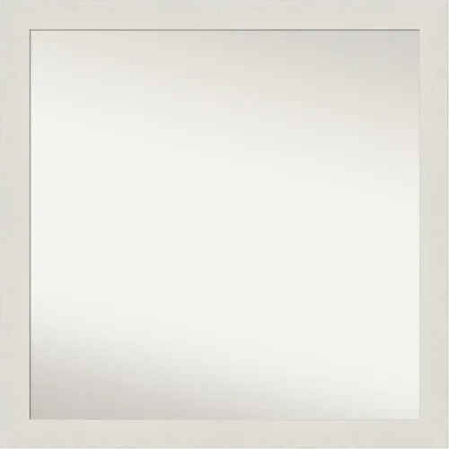 Miniatura 187 de Amanti Art Espejo de baño blanco para sobre el fregadero, 24 x 24 pulgadas, hecho a medida, espejo de tocador cuadrado blanco estrecho, marco