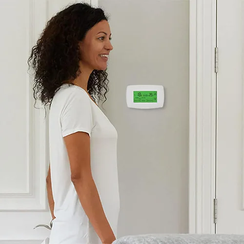 Miniatura 2 de Honeywell Home - Termostato de pantalla táctil programable para 7 días, blanco RTH7600D