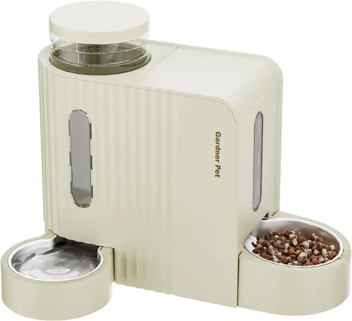 Miniatura 13 de Gardner Pet - Comedero automático por gravedad para mascotas, 0.8 galones*2 Juego de comedero y dispensador de agua para perros 100% libre de BPA