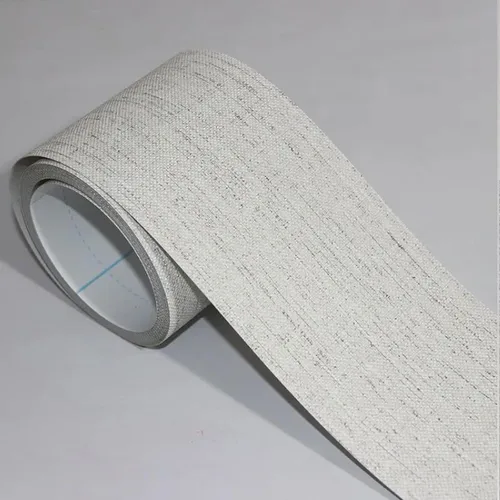 Papel tapiz autoadhesivo para despegar y pegar, borde decorativo para el hogar, techo, para baño, sala de estar, cocina, gris, grueso, 1 5.1 x 196.9