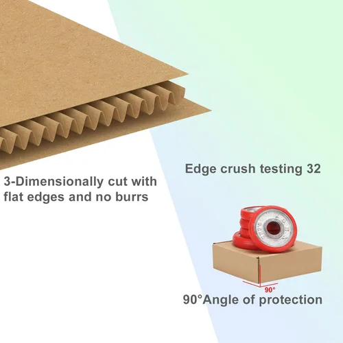 Miniatura 4 de MEBRUDY - Cajas para envío de 6 x 6 x 2 pulgadas, paquete de 25 unidades, caja pequeña de cartón corrugado para envío de literatura por correo Marrón