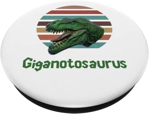 Miniatura 2 de Giganotosaurus Retro T rex prehistoric dinosaur Father's day PopSockets Swappable PopGrip