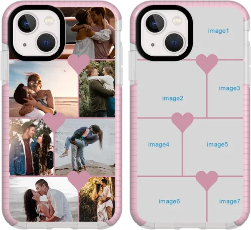 Miniatura 5 de Funda personalizada para iPhone 12 Pro Max, funda personalizada con collage de fotos con múltiples imágenes, funda de teléfono personalizada