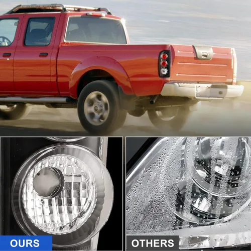 Miniatura 6 de ROXX Luz Trasera de Reemplazo Compatible con Nissan Frontier 1998 1999 2000 2001 2002 2003 2004 Cubierta de Luz Trasera del Lado del Conductor
