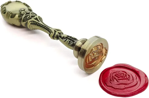 Miniatura 9 de Voseyhome timbre y regalo, The Rose Wax Sello de sello (mango de madera)