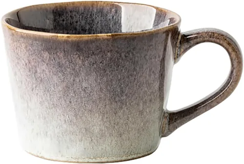 Taza de café de cerámica, taza de té de 12 onzas con mango, taza de café vintage para oficina y hogar, apta para lavavajillas y microondas, color