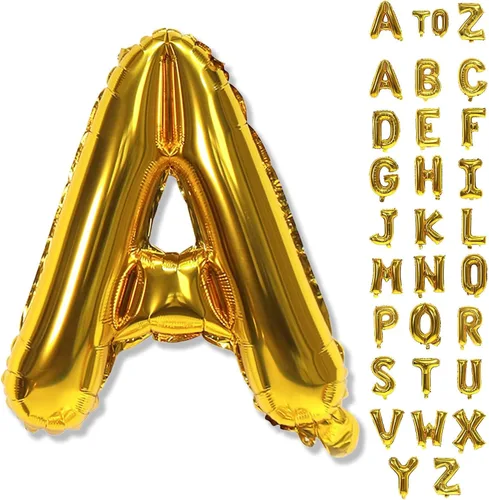 Miniatura 199 de Globo dorado champán con el número 5, globos de aluminio autoinflables grandes de 40 pulgadas del 0 al 9, globo de helio digital 5 dorado claro