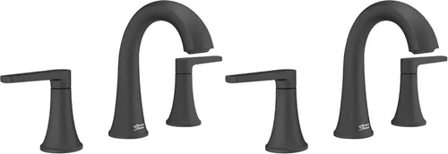 Miniatura 9 de American Standard 7429801.243 Becklow - Grifo de baño de dos manijas de 8 pulgadas, grifo de lavabo de baño, 1.2 GPM, negro mate