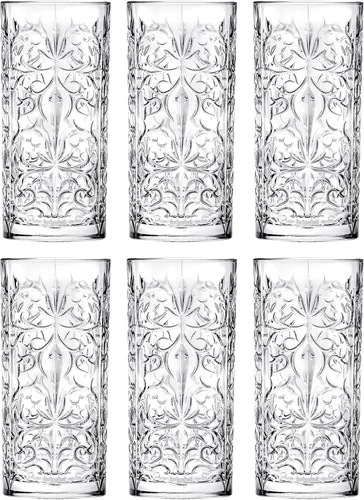 Miniatura 10 de Barski Highball Glass - Vasos para beber – Juego de 2 vasos Hiball – Vaso de cristal – para agua, jugo, cerveza, cócteles mixtos, vaso de mojito