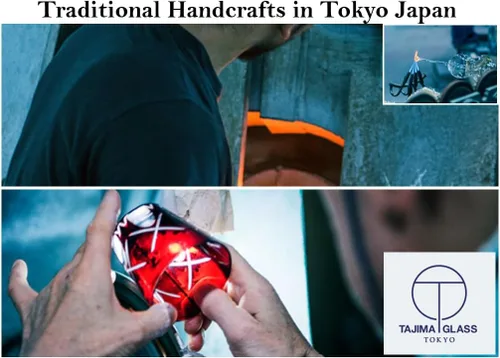 Miniatura 3 de Tajima Fuji Glass TG15-015-R con CERTIFICADO Adquisición directa del fabricante Artesanía tradicional japonesa Edo Kiriko Glass x YOLOZY